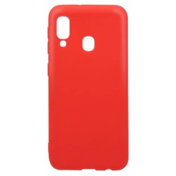 Husa Just Must Silicon Candy Rosu pentru Samsung Galaxy A20e