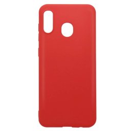 Husa Lemontti Silicon Silky Rosu pentru Samsung Galaxy A20 / A30