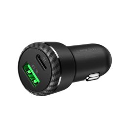 Incarcator Auto Mcdodo CC-5970 2.4A Dual Port 36W USB si Type-C Negru