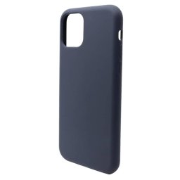 Husa Lemontti Liquid Silicone Dark Blue pentru Apple iPhone 11 Pro