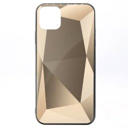 Husa Meleovo Glass Diamond Gri pentru Apple iPhone 11 Pro