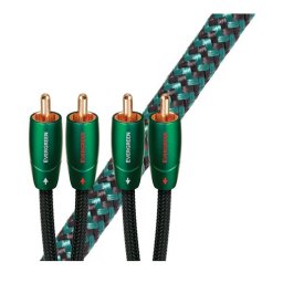 Cablu audio AudioQuest Evergreen 2x RCA - 2x RCA 1.5 m Verde