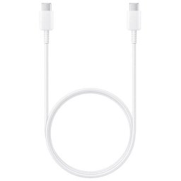 Cablu de date Samsung EP-DA705BW Cable C to C White