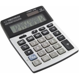Calculator de Birou Esperanza Newton ECL102 Alimentare Baterii / Solara Gri/Negru