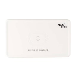 Incarcator Wireless si Sterilizator UV NEX Qi Fast Charger 15W / Incarcare Rapida Compatibil cu Apple Iphone/Samsung/Xiaomi/Huawei Alb
