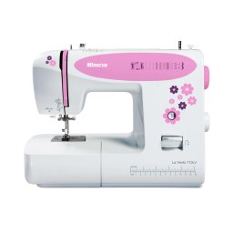 Masina de cusut Minerva LV710 10 Programe 850 Imp/Min 70W Alb/Roz