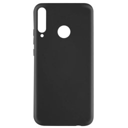 Husa Lemontti Silicon Silky Negru pentru Huawei P40 Lite E