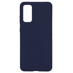 Husa Lemontti Silicon Silky Albastru Inchis pentru Samsung Galaxy S20