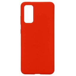 Husa Lemontti Silicon Silky Rosu pentru Samsung Galaxy S20
