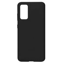 Husa Lemontti Silicon Silky Negru pentru Samsung Galaxy S20 Plus