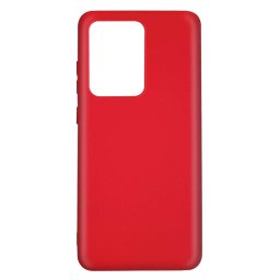 Husa Lemontti Silicon Silky Rosu pentru Samsung Galaxy S20 Ultra