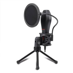 Microfon Redragon Quasar Negru cu stand