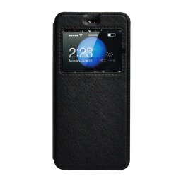 Husa Spacer Magnetic S-view Negru pentru Huawei P10