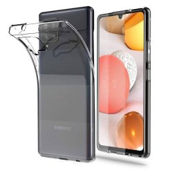 Husa TECH-PROTECT compatibila cu Samsung Galaxy A42 5G Crystal