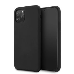 Husa Lemontti Silicone Lite Negru pentru Apple iPhone 11 Pro