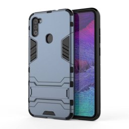 Husa Lemontti Shockproof Case Navy Blue pentru Samsung Galaxy A11