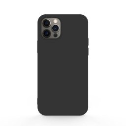Husa Lemontti Silicon Soft Slim iPhone 12 Pro Max Black