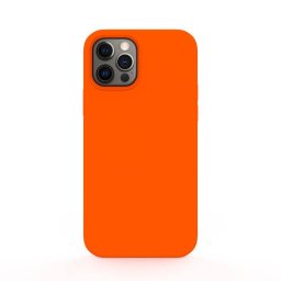 Husa Lemontti Liquid Silicon iPhone 12 Pro Max Orange