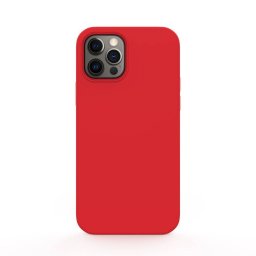 Husa Lemontti Liquid Silicon iPhone 12 Pro Max Red