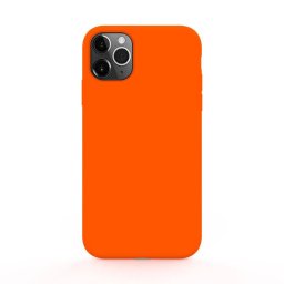 Husa Lemontti Liquid Silicon iPhone 11 Pro Orange