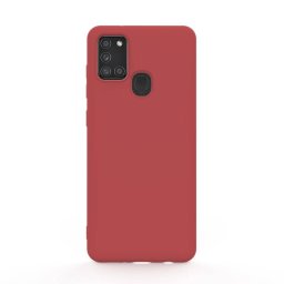 Husa Lemontti Silicon Soft Slim Samsung Galaxy A21s Santa Red