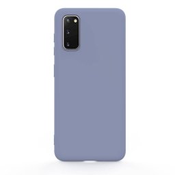 Husa Lemontti Silicon Soft Slim Samsung Galaxy S20 Lavender Grey
