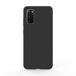 Husa Lemontti Liquid Silicon Samsung Galaxy S20 Black