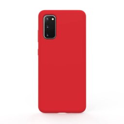 Husa Lemontti Liquid Silicon Samsung Galaxy S20 Red