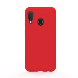 Husa Lemontti Liquid Silicon Samsung Galaxy A20e Red