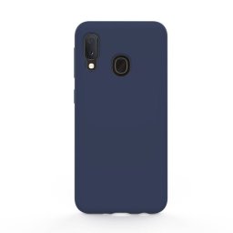 Husa Lemontti Liquid Silicon Samsung Galaxy A20e Dark Blue