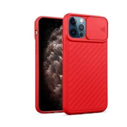 Husa Just Must Camo Red pentru Apple iPhone 12 Pro Max