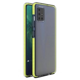 Husa Lemontti Spring Case Galben pentru Xiaomi Redmi Note 9 / Redmi 10X 4G