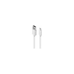Cablu ACME CB1012W microUSB Lungime 2m Alb