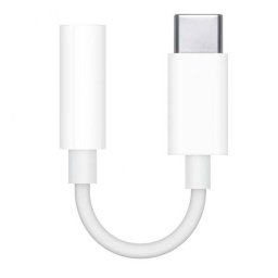 Adaptor Audio Apple Type-C to Jack 3.5 mm MU7E2ZM/A Ambalaj Retail Alb