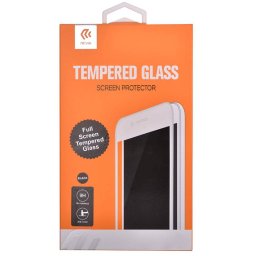 Folie protectie Devia Frame Sticla Temperata pentru Huawei P40 Lite Black (1 fata Anti-Shock, 9H, 0.26mm)