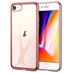 Husa ESR compatibila cu iPhone 7/8/SE 2020/2022 Rose Gold