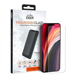 Folie protectie Eiger Sticla 2.5D Mountain Glass pentru iPhone 12 Pro Max Clear (0.33mm, 9H)