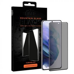 Folie protectie Eiger Sticla 3D Privacy pentru Samsung Galaxy S21 (0.33mm, 9H, case friendly)