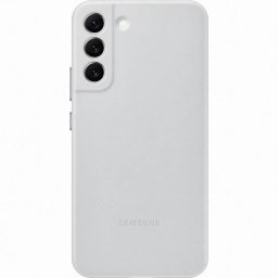 Husa Samsung Galaxy S22+ S906 Leather Cover Light Gray
