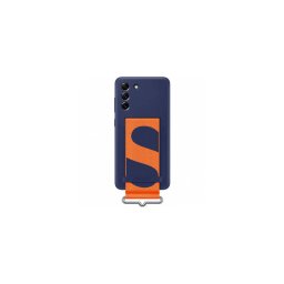 Husa Samsung Galaxy S21 FE Silicone Cover with Strap Navy