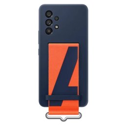 Husa Samsung Galaxy A53 5G Silicone Cover with Strap Navy