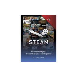 STEAM WALLET Valve 5 EURO (CD KEY)