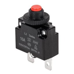 Intrerupator Generic Protectie Termica Functie Reset Negru