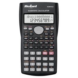 Calculator de Birou Stiintific Rebel SC-200 (KOM1102) Afisaj pe 2 Linii Negru