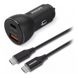 Incarcator Philips INCARCATOR AUTO USB -A SI USB TYPE C
