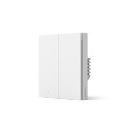 Intrerupator Inteligent Aqara WS-EUK04 H1 Double Rocker cu Nul White