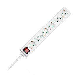 Prelungitor cu intrerupator V-Tac 8772 8 prize 1.5m Alb