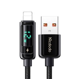 Cablu de date Mcdodo Digital Pro USB-A la Lightning 1.2m 3A 12W Negru