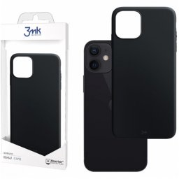 Husa TPU 3MK Matt Black pentru Apple iPhone 12 mini
