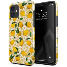 Husa Burga Dual Layer Lemon Juice pentru iPhone 12 / 12 Pro